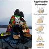 1pc Batman Flannel Throw Blanket Lightweight Soft Warm All Season Blanket for Sofa, Bed, Travel, Camping L1024184