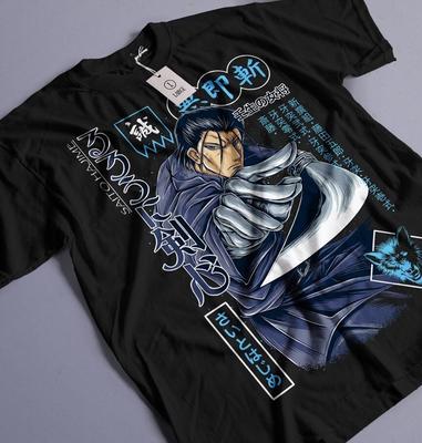 Rurouni Kenshin T-Shirt Samurai X Himura Anime Manga Sagara Yukishiro All Size