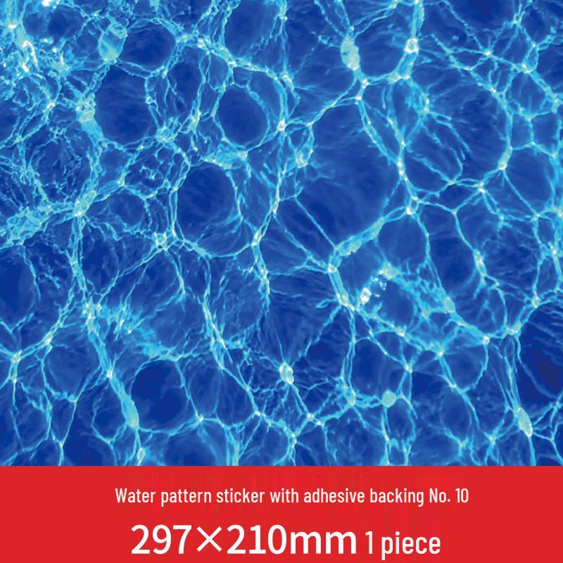 Crab Kingdom DIY Water Ripple Sticker for Micro-Landscape Models.