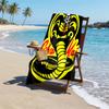 Cobra Kai Fashion Beach Towel: Ideal for Summer Adventures Soft, absorbent and quick drying suitable for swimming and bathing
