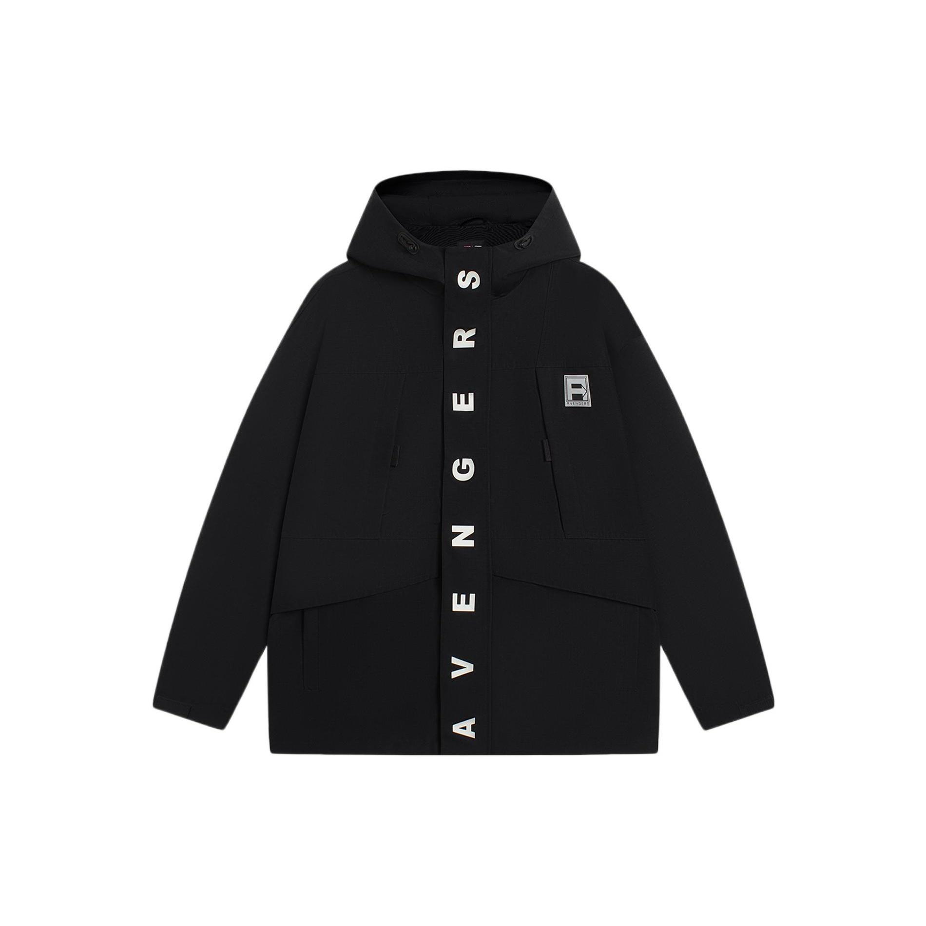 Li-Ning x MARVEL Graphic Windbreaker  Black White  Men s AFDSC93-2 M