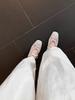 Grape mother summer new shallow mouth single shoes women's lace breathable bow word with comfortable soft sole flat shoes women