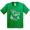 Inktastic Two Peas In A Pod With Faces Youth T-Shirt Children Twins Pea Cute Tee