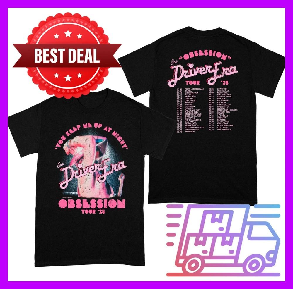 Cowboy Obsession Tour The Driver Era T-shirt 2 Sides Unisex T-Shirt XXL