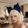 Kätzchen Cosplay Zubehör Kunsthaar Ohren Haarreif Pelzige Stirnbänder für Halloween-Party und Kostüm-Event