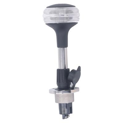 Anchor All Round Boat Light 9inch USCG 2NM IP65 LED Anchor Navigation Light with Detachable Base 10 To 24V DC 3W