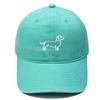 New cartoon cute puppy embroidered baseball cap washed retro simple men's and women's casual versatile sunshade cap