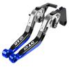 For YAMAHA DT125 DT 125 Motorcycle DT125 Lever Adjustable Brake Clutch Levers Handlebar Handle Grips 1987-2006 2005 2006
