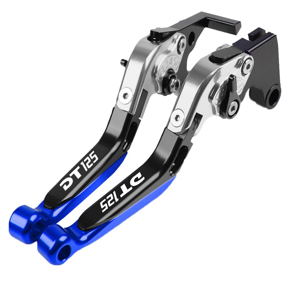 For YAMAHA DT125 DT 125 Motorcycle DT125 Lever Adjustable Brake Clutch Levers Handlebar Handle Grips 1987-2006 2005 2006