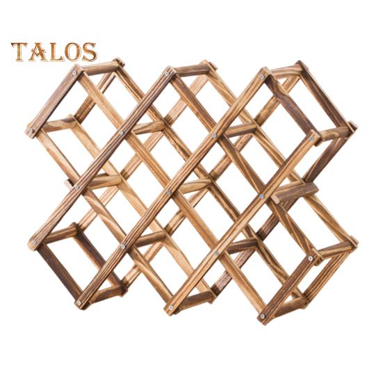 

Деревянная стойка для хранения вина, дизайн в форме пчелы, сборка не требуется, горизонтальное размещение бутылок, влажная пробка, универсальный органайзер для 3-10 бутылок B 10 pcs