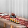 Chinese Style Tea Mat Cotton and Linen Brocade Waterproof Absorbent Vintage Table Cloth Household Table Decoration Tea Towel New