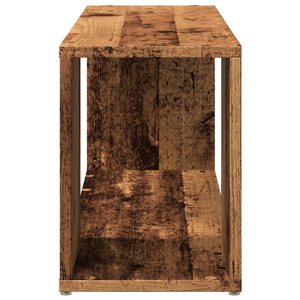 TV Stand Rustic Wood Look 80 x 24 x 32 cm Engineered Wood
