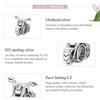 WOSTU Original Oxidized Realistic Motorcycle 925 Sterling Silver Beads Fit Bracelet Bangle Fine Jewelry