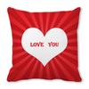 Home Decor Valentine'S Heart Love Wild Decorative Pillow Covers Pattern Cushion Cover Suitable For Sofa Bedroom Car Pillow Cover