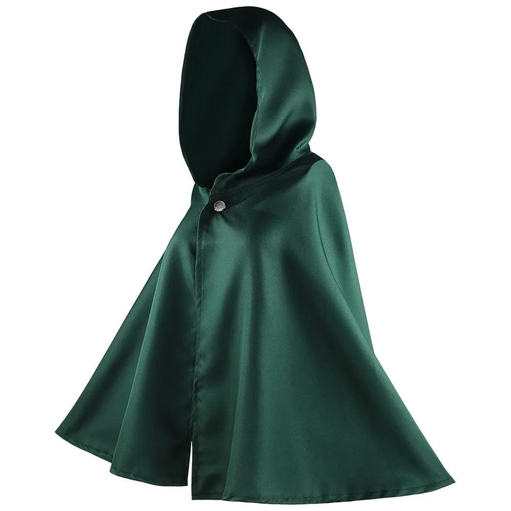 Anime Attack Cloak Shingeki No Kyojin Scouting Legion Cosplay Costume Cos Green Cape Mens Clothes Cosplay Costume Women