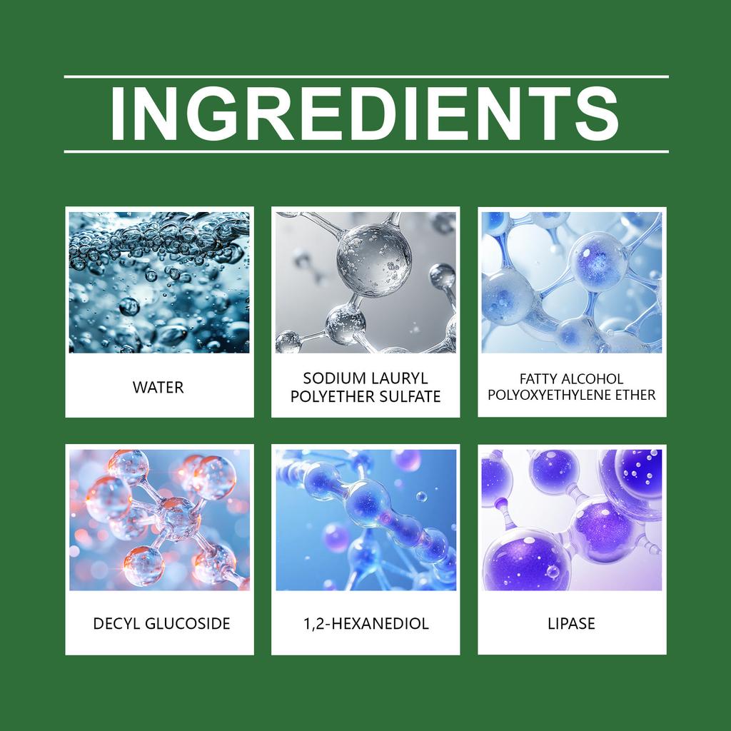 Multifunctional Kitchen Appliance Cleaner Enzyme Based Formula for Household Appliances Stovetop and Grease Removal Spray 300ml