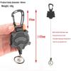 Retractable Anti-Lost Keychain with Thickened Steel Wire Rope, High Rebound, and Strong Load Bearing