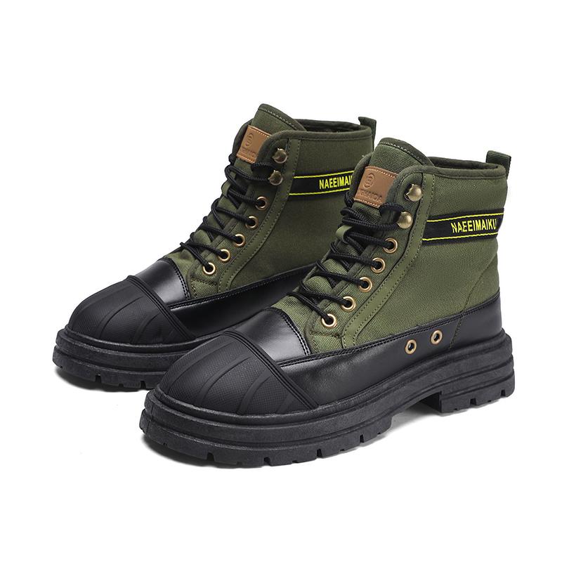 Neues Paar Antikollision Bequem Abriebfest Lässig High Top Stiefel Vielseitig für Tägliche Arbeit und Outdoor Herrenschuhe