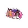 Japanese Epoxy Wood Refrigerator Magnets - Cute Cartoon Cultural Souvenirs, Soft Magnetic