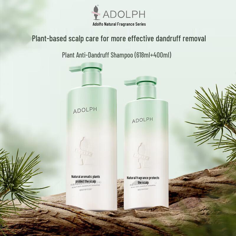 Adolph Natural Fragrance Anti-Dandruff Shampoo Set