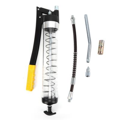 אקדח גריז 6000PSI צינור שקוף גלוי נייד כלי לרכב אוטומטי אביזר