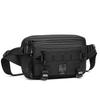 IDEASHOW Waist Body Waterproof Multifunctional Hip Sports Large Fits Perfect for and 12 Pockets Men's 3-Pocket Bag, 2-Way Bag, One-Shoulder Bag, Bag,