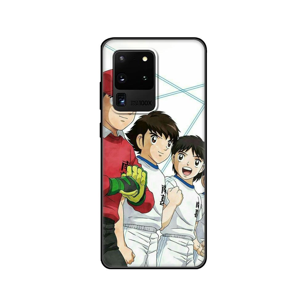 

Черный чехол из ТПУ для Samsung galaxy S20 /S20 PLUS/S20 ultra/S20+ /S20FE задняя крышка Капитан Цубаса Озора Гензо футбол Samsung S20 PLUS