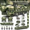 Missile Vehicle Tank Aircraft Carrier Military Themed  Building Block Toy