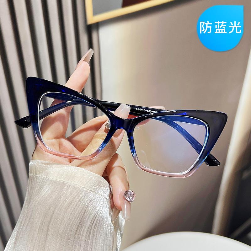 Reading Eyewear Vision Anti Blue Optical Feline Ray Luxury Transparent Premium Clear Presbyopic Stylish Eye Cat's Spectacle Ladies Light
