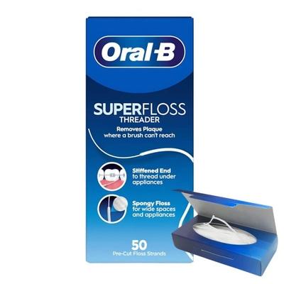 Oral-B Super Floss Dental Floss 50M For Cleaning Braces