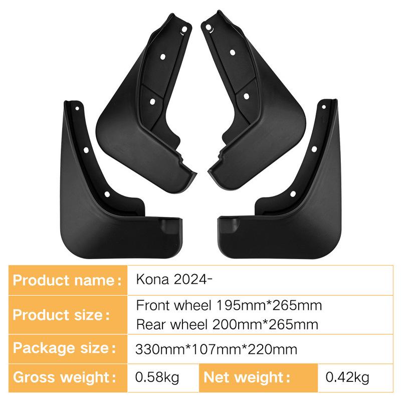 Car fender suitable for Hyundai Kona 2024 car tire fender car supplies modification accessories