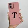 Case For Samsung A07 Cute Lover Letters Soft Phone Back Cover For Galaxy A07 4G Full Protection Liquid Silicone Shockproof Funda