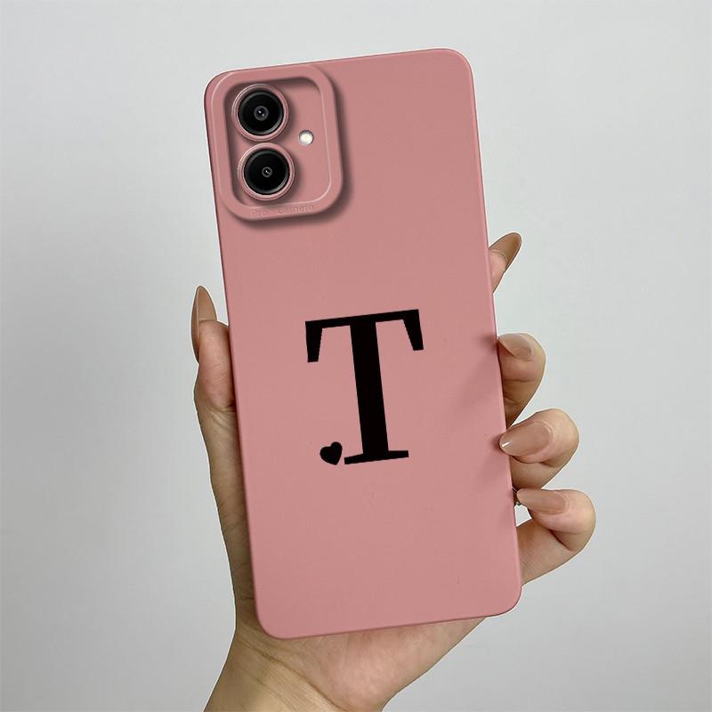 Case For Samsung A07 Cute Lover Letters Soft Phone Back Cover For Galaxy A07 4G Full Protection Liquid Silicone Shockproof Funda