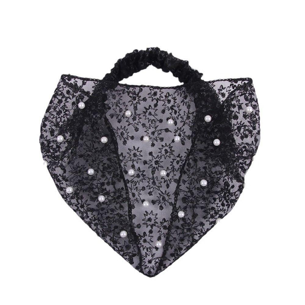 Wide Side Hair Hoop Lace Hairbands Portable Headband Girls