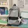 Schoolbag Small Fresh Plaid Backpack Women's Large Capacity Lightweight Japanese Student School Bag Mori ins Versatile Backpack