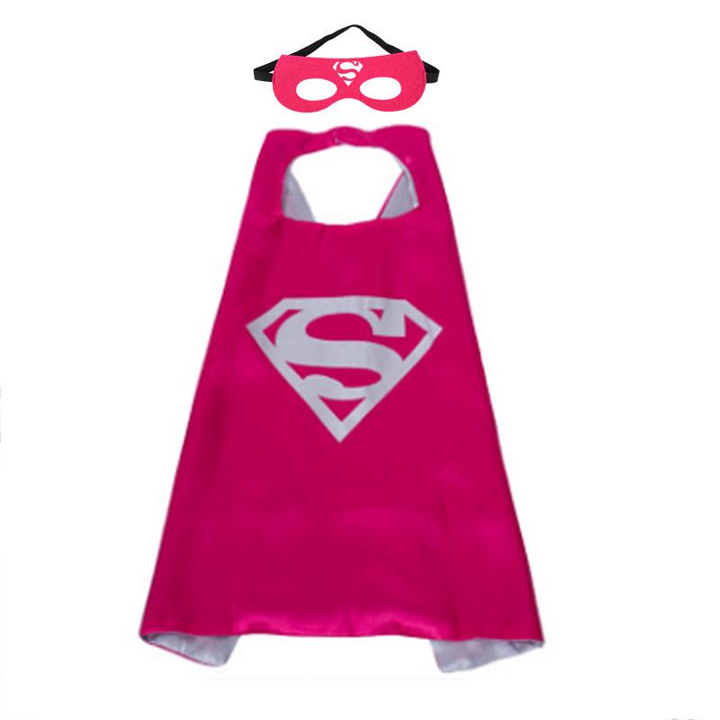 June 1 Kids' Hero Anime Cape: Cartoon Superman, Captain America, Hulk Costume