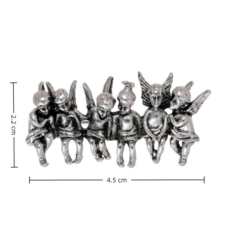 Vintage Baroque Angel Exquisite Design Brooch Pin For Women Girls Classic Unisex Badges Jewelry Accessories Gift
