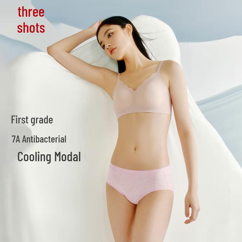 3-Pack Women's Modal Antibacterial Mid-Rise Briefs