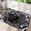 2D Mouse Pattern Design Door Mat Rectangular Anti Slip and Absorbent Comfortable Soft Material Farmhouse Decoration Carpet