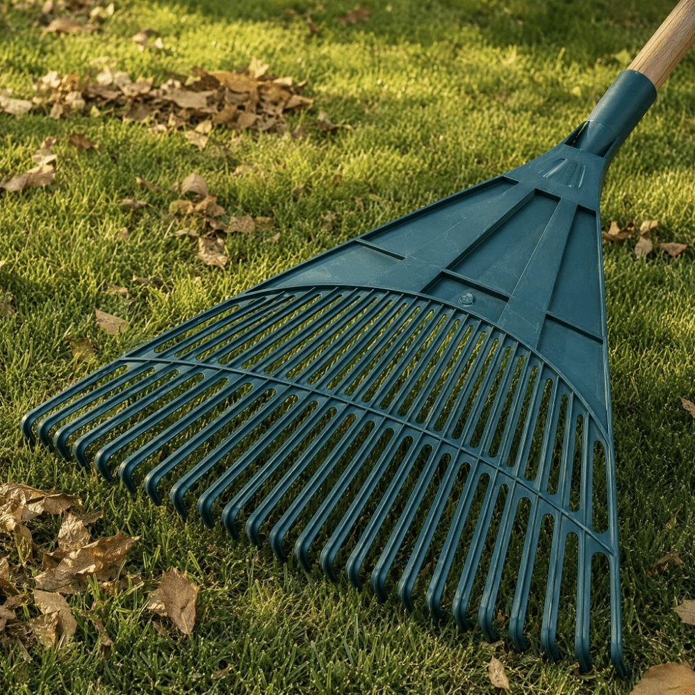 High Hardness Grass Rake Plastic Garden Rake Compost Mixing Leaf Rake Lawn Cleaning
