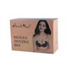 Mango Silicone Push-Up Strapless Bra with Anti-Slip Pasties and Nipple Covers for Women