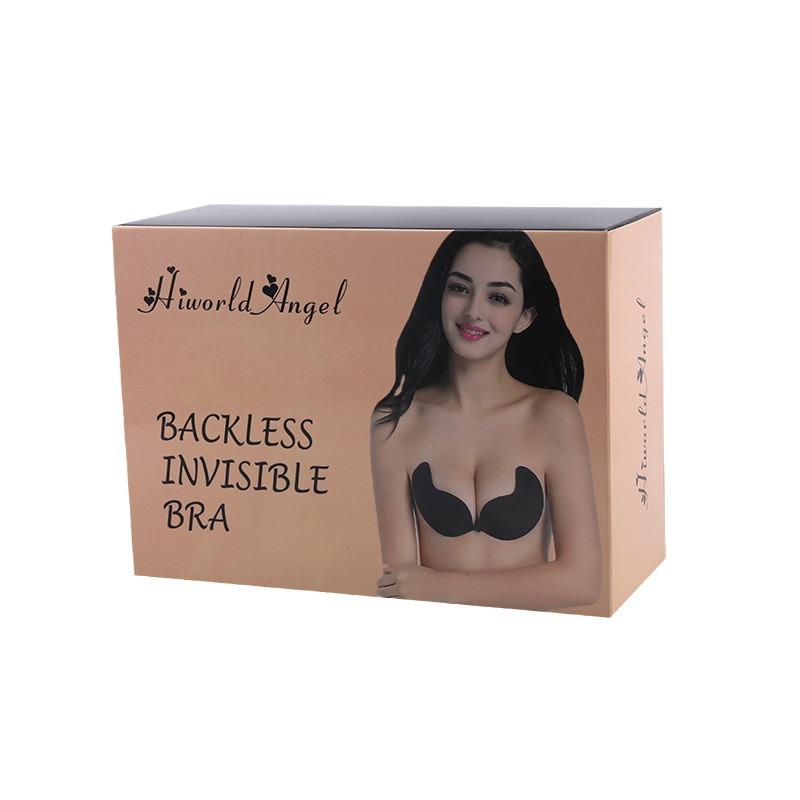 Mango Silicone Push-Up Strapless Bra with Anti-Slip Pasties and Nipple Covers for Women