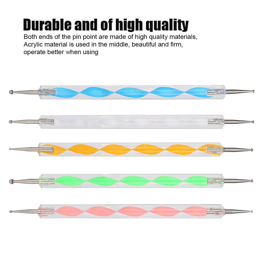Nail Art Dotting Pen Manicure Tool Set DoubleEnd UV Gel Painting Pen Manicure Accessories