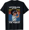 НОВЫЙ Женщина-ветеран Военно-воздушных сил США, футболка с надписью 'Ветеран ВВС США' S-3XL Унисекс
