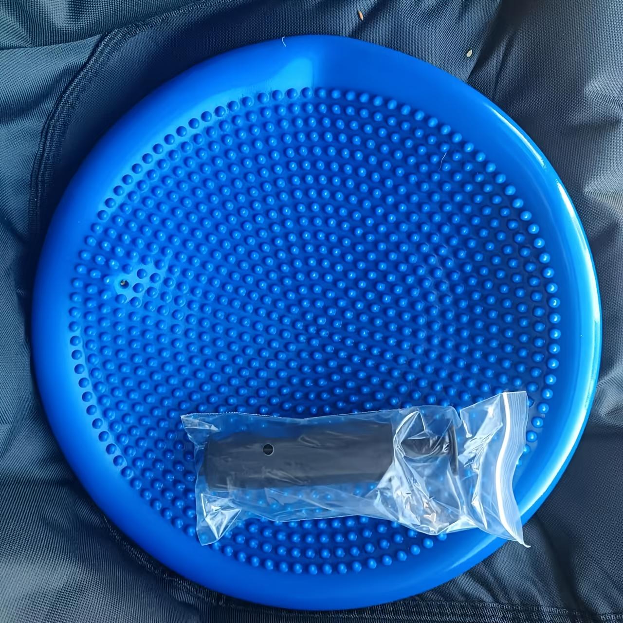 

Утолщенная надувная взрывобезопасная балансировочная подушка для йоги, массажная подушка, балансировочный мяч, очень подходит для офисных кресел, учебных классов и массажа синий