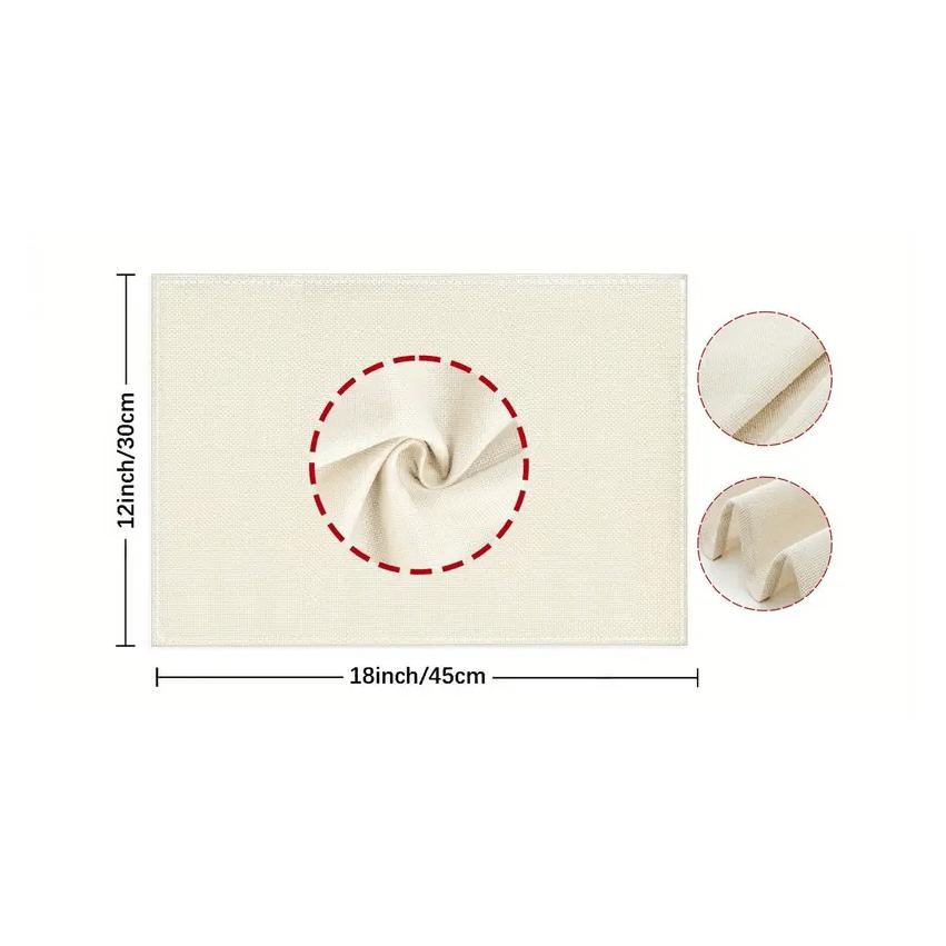 4/6pcs Ghost Jack-O'-Lantern Bat Floral Halloween Placemats, Seasonal Table Mats for Party Kitchen Dining Decoration 12X18 Inches