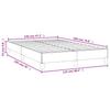 Bed Frame without Mattress Dark Green 120 x 190 cm Velvet