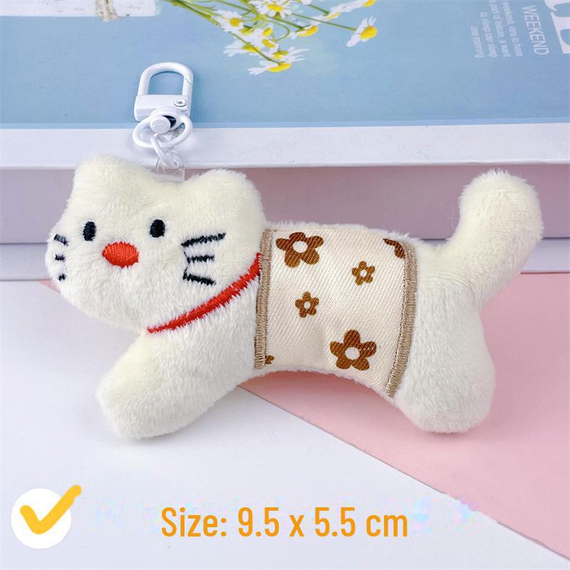 Korean Cute Animal Cartoon Pendant - Leopard Print Dog & Dolphin for Autumn/Winter