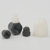50-1000pcs Nylon Hex Cap Dome Nut M3 M4 M5 M6 M8 M10 M12 M14 M16 M18 Black/white Plastic Hex Cover Nuts Nylon Acorn Hexagon  Nut
