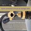 60cm/24-inch Truck Air Tank Air Intake Connector Connecting Pipe Truck Trailer